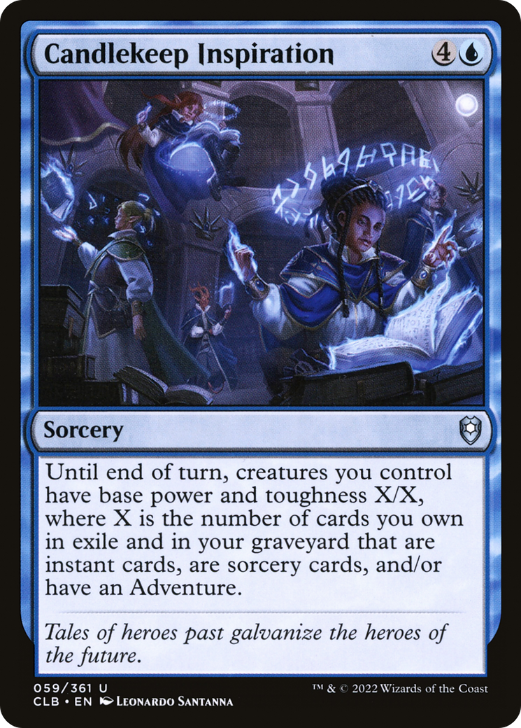 Candlekeep Inspiration (CLB-059) [Commander Legends: Battle for Baldur's Gate] MTG Single Wizards of the Coast