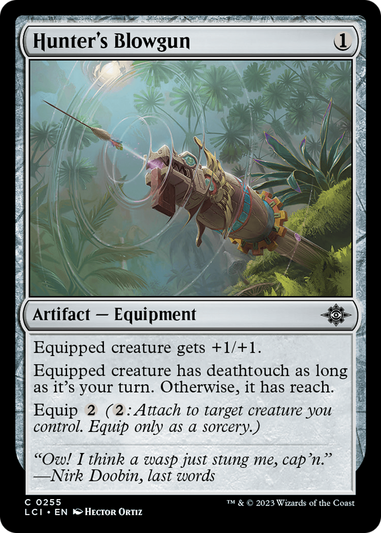 Hunter's Blowgun (LCI-255) [The Lost Caverns of Ixalan] MTG Single Wizards of the Coast