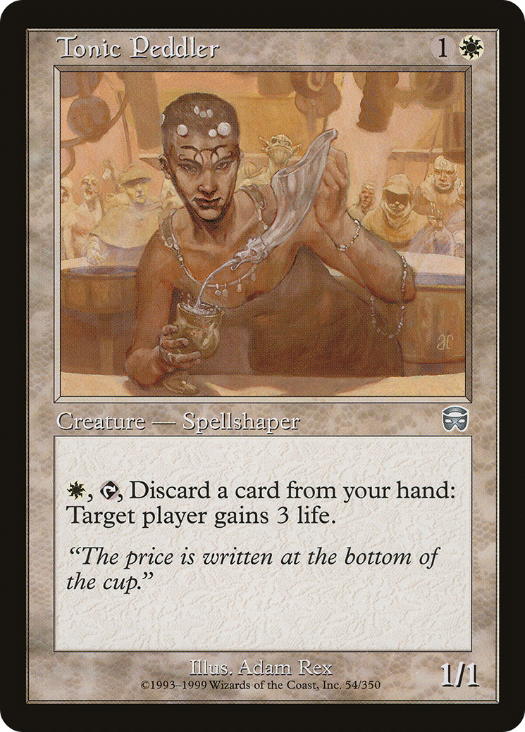 Tonic Peddler (MMQ-054) [Mercadian Masques] Foil MTG Single Wizards of the Coast