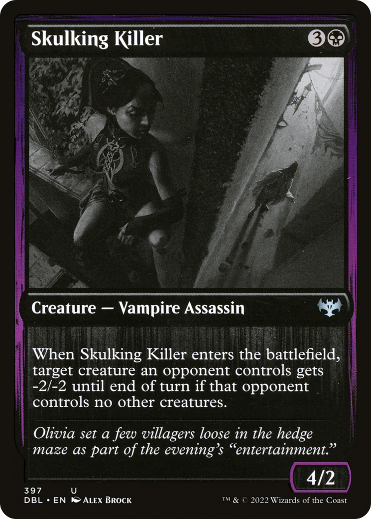 Skulking Killer (DBL-397) [Innistrad: Double Feature] MTG Single Wizards of the Coast