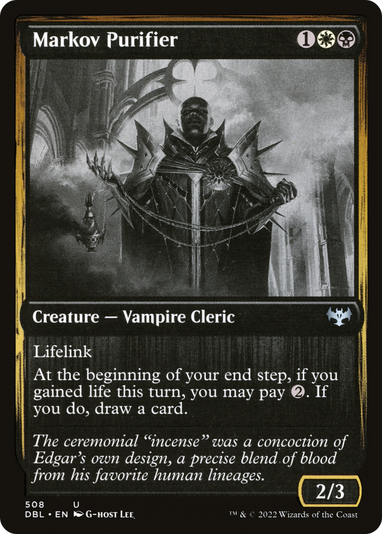 Markov Purifier (DBL-508) [Innistrad: Double Feature] MTG Single Wizards of the Coast