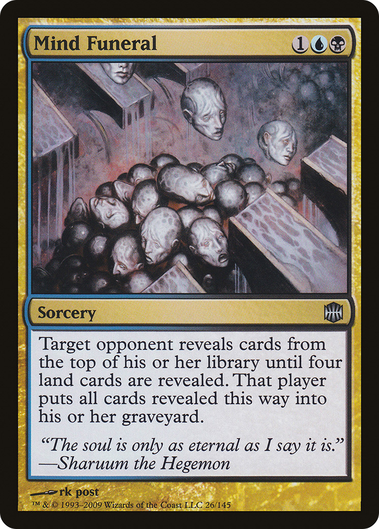 Mind Funeral (ARB-026) [Alara Reborn] Foil MTG Single Wizards of the Coast