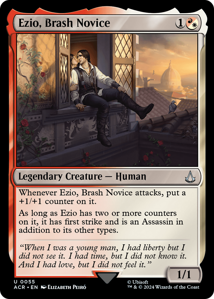 Ezio, Brash Novice (ACR-055) [Assassin's Creed] MTG Single Wizards of the Coast