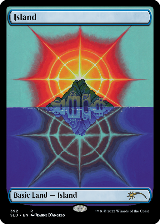Island (392) (SLD-392) [Secret Lair] Drop (Full Art) Foil MTG Single Wizards of the Coast
