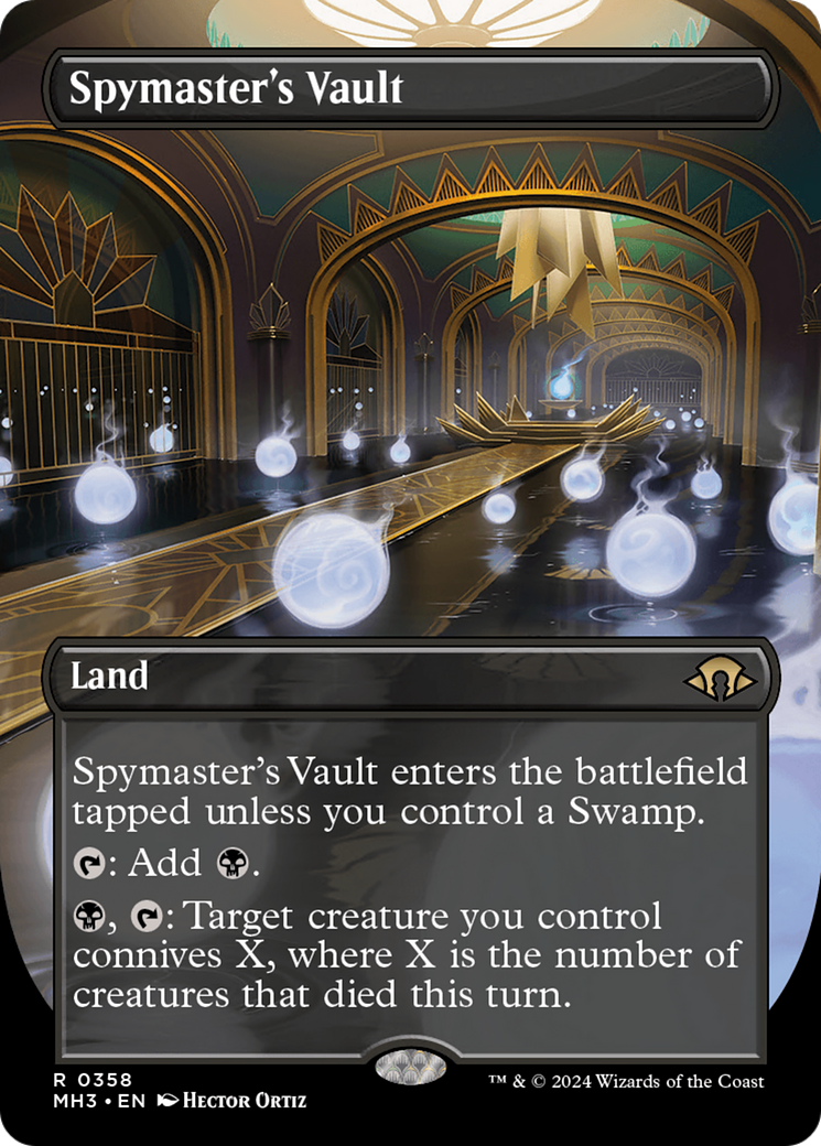Spymaster's Vault (MH3-358) [Modern Horizons 3] (Borderless) MTG Single Modern Horizons 3
