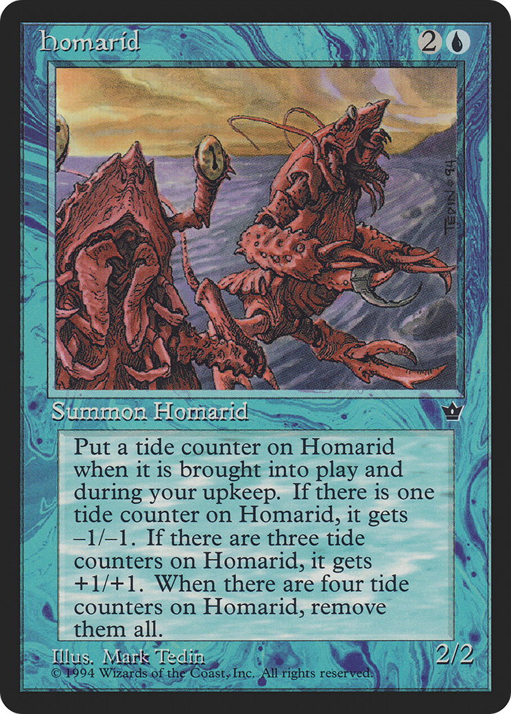 Homarid (Mark Tedin) [Fallen Empires] MTG Single Magic: The Gathering