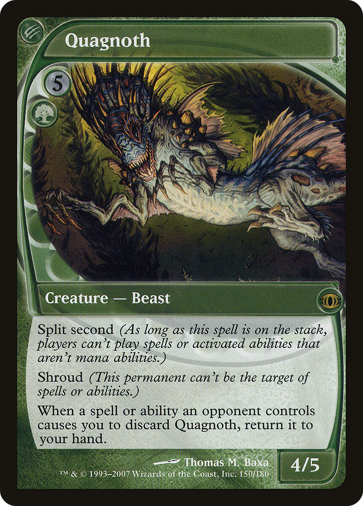 Quagnoth (FUT-150) [Future Sight] Foil MTG Single Wizards of the Coast