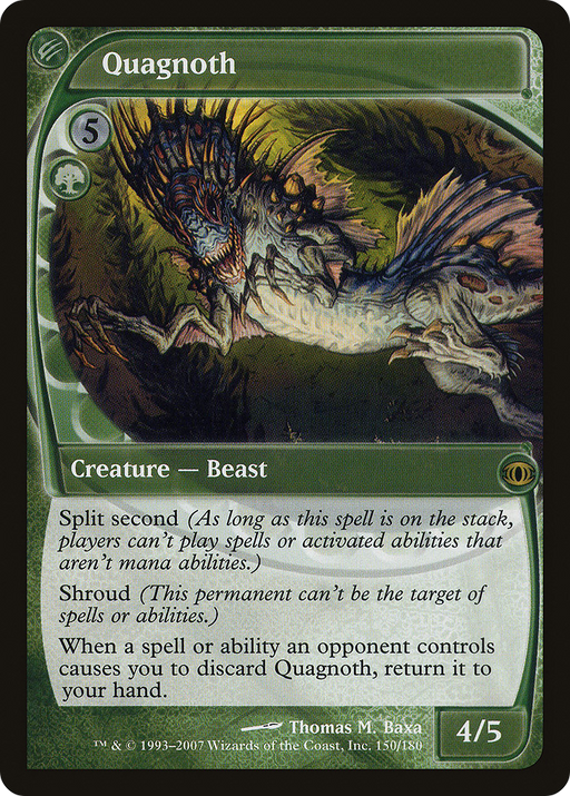 Quagnoth (FUT-150) [Future Sight] MTG Single Wizards of the Coast