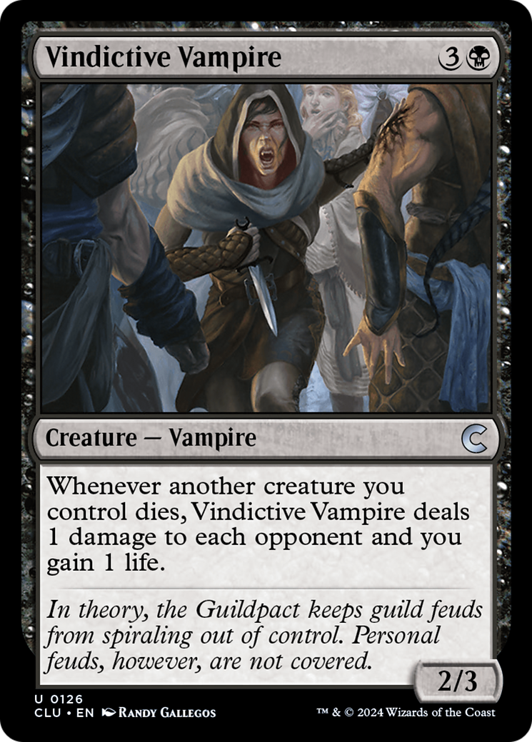 Vindictive Vampire (CLU-126) [Ravnica: Clue Edition] MTG Single Wizards of the Coast