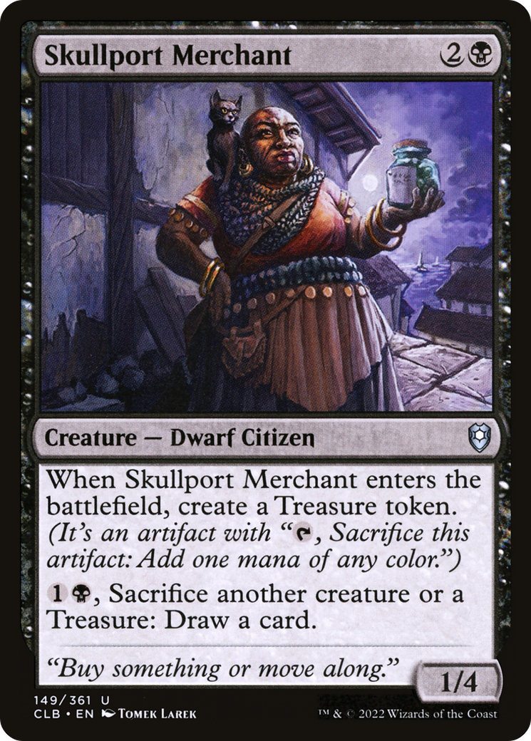 Skullport Merchant (CLB-149) [Commander Legends: Battle for Baldur's Gate] Foil MTG Single Wizards of the Coast