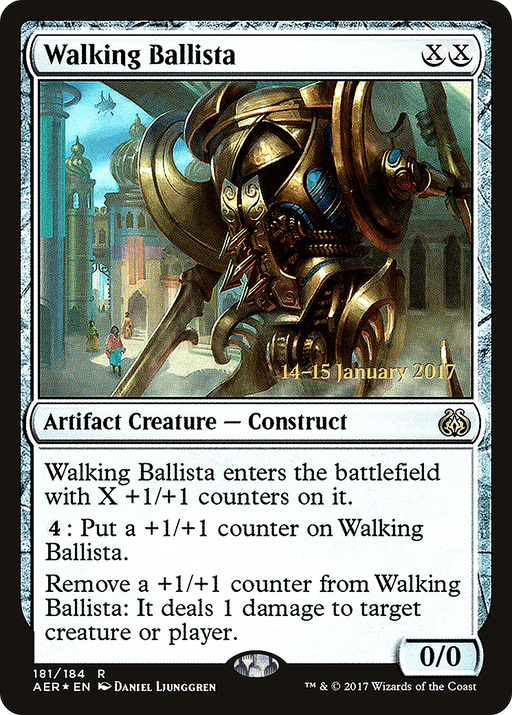Walking Ballista (PRE-181) [Aether Revolt Promos] Foil MTG Single Wizards of the Coast