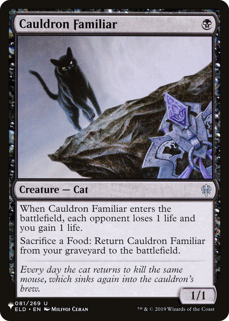 Cauldron Familiar (LIST-081/269) [Mystery Booster] The List MTG Single Wizards of the Coast