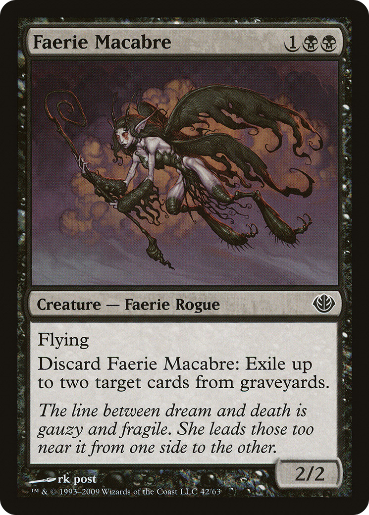 Faerie Macabre (DDD-042) [Misc] Duel Decks: Garruk vs. Liliana MTG Single Wizards of the Coast