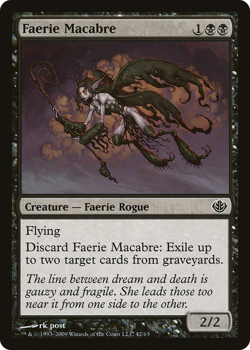 Faerie Macabre (DDD-042) [Misc] Duel Decks: Garruk vs. Liliana MTG Single Wizards of the Coast