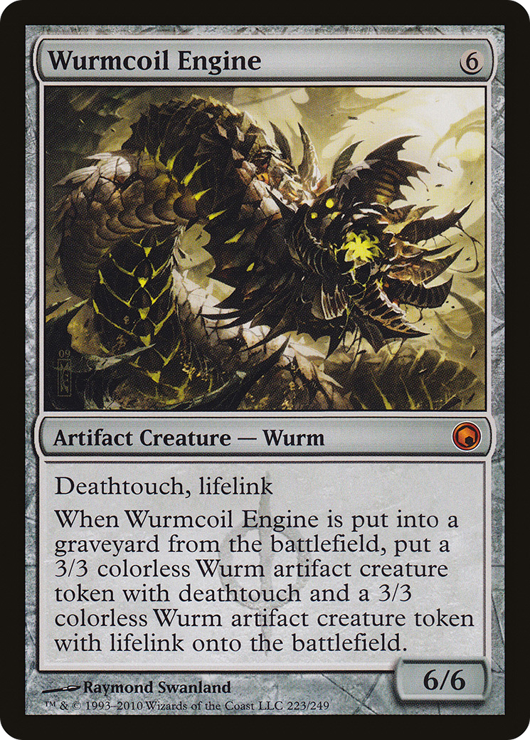 Wurmcoil Engine (SOM-223) [Scars of Mirrodin] Foil MTG Single Wizards of the Coast