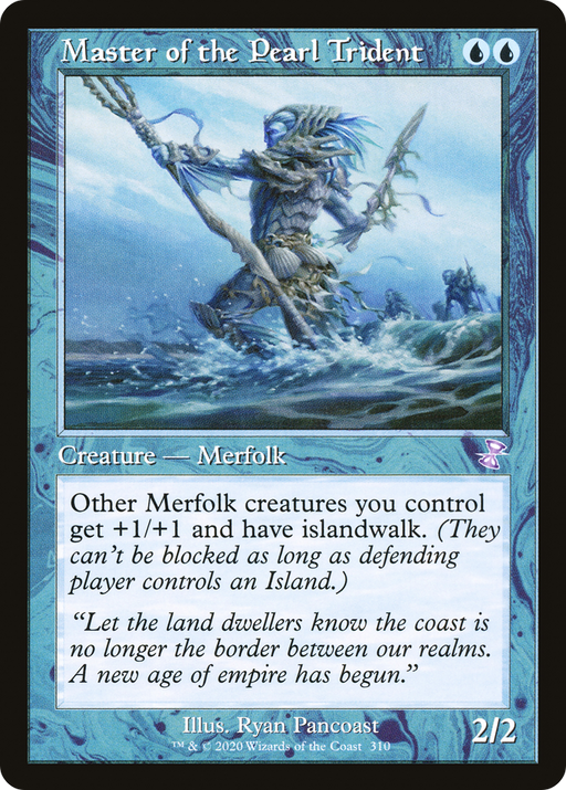 Master of the Pearl Trident (TSR-310) [Time Spiral Remastered] Foil MTG Single Wizards of the Coast