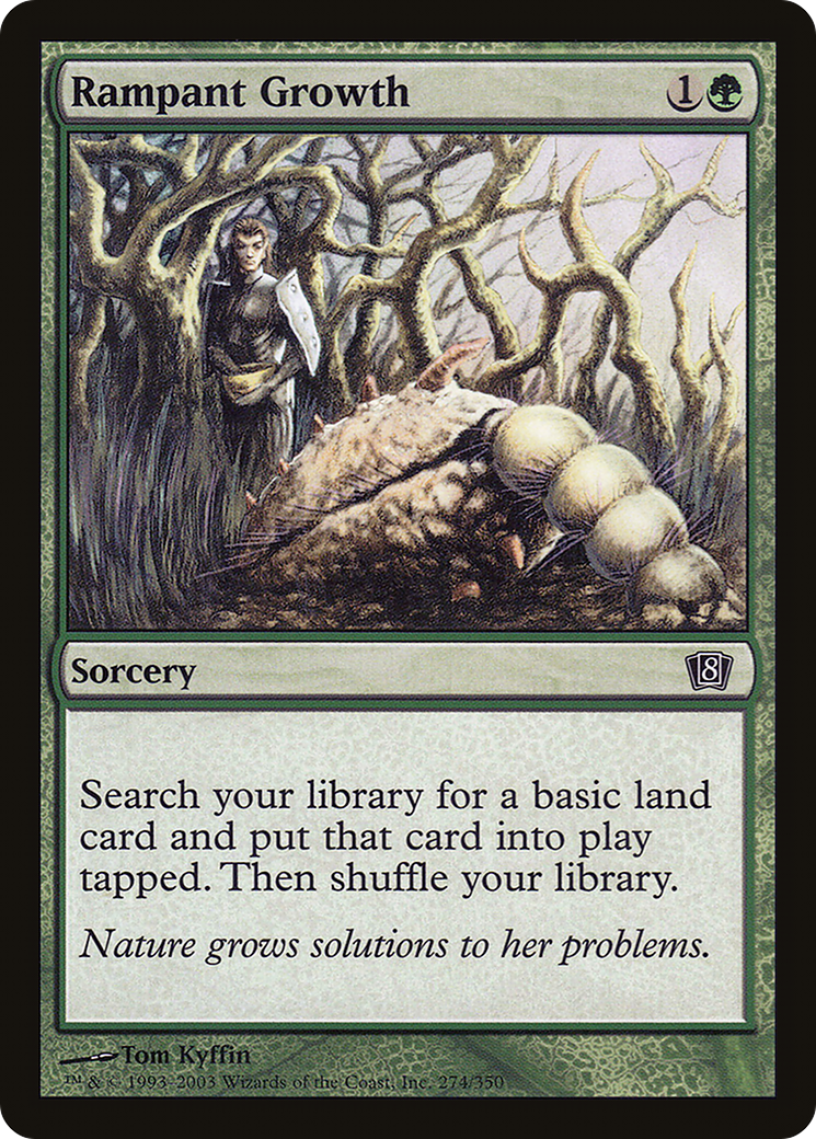 Rampant Growth (8ED-274) [8th Edition] Foil MTG Single Wizards of the Coast