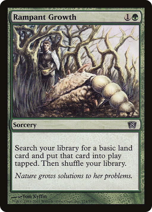 Rampant Growth (8ED-274) [8th Edition] MTG Single Wizards of the Coast