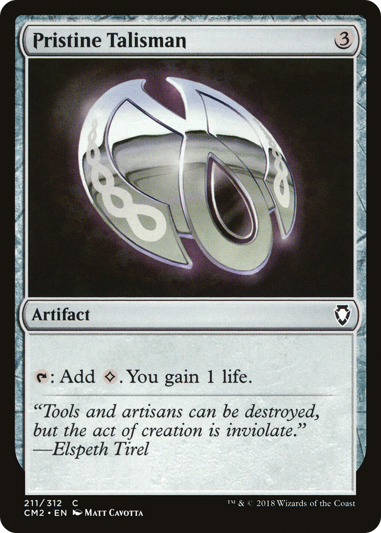 Pristine Talisman (CM2-211) [Commander Anthology Volume II] MTG Single Wizards of the Coast