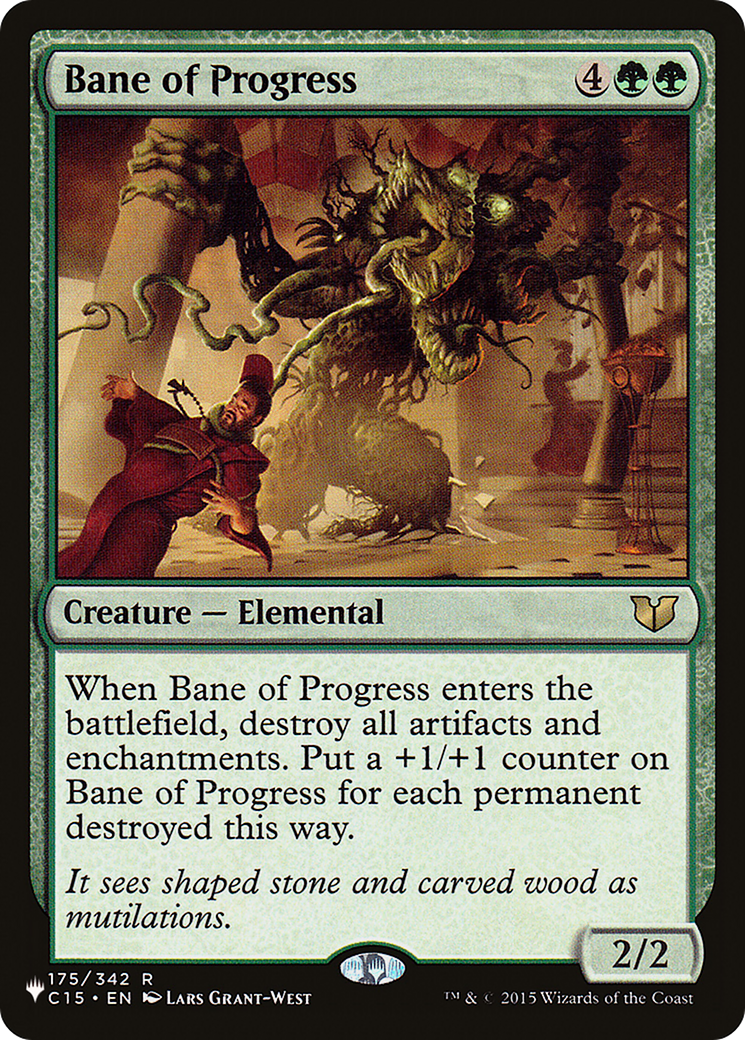 Bane of Progress (LIST-175/342) [Mystery Booster] The List MTG Single Wizards of the Coast