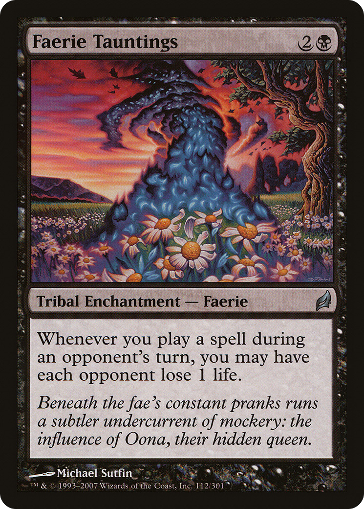 Faerie Tauntings (LRW-112) [Lorwyn] MTG Single Wizards of the Coast