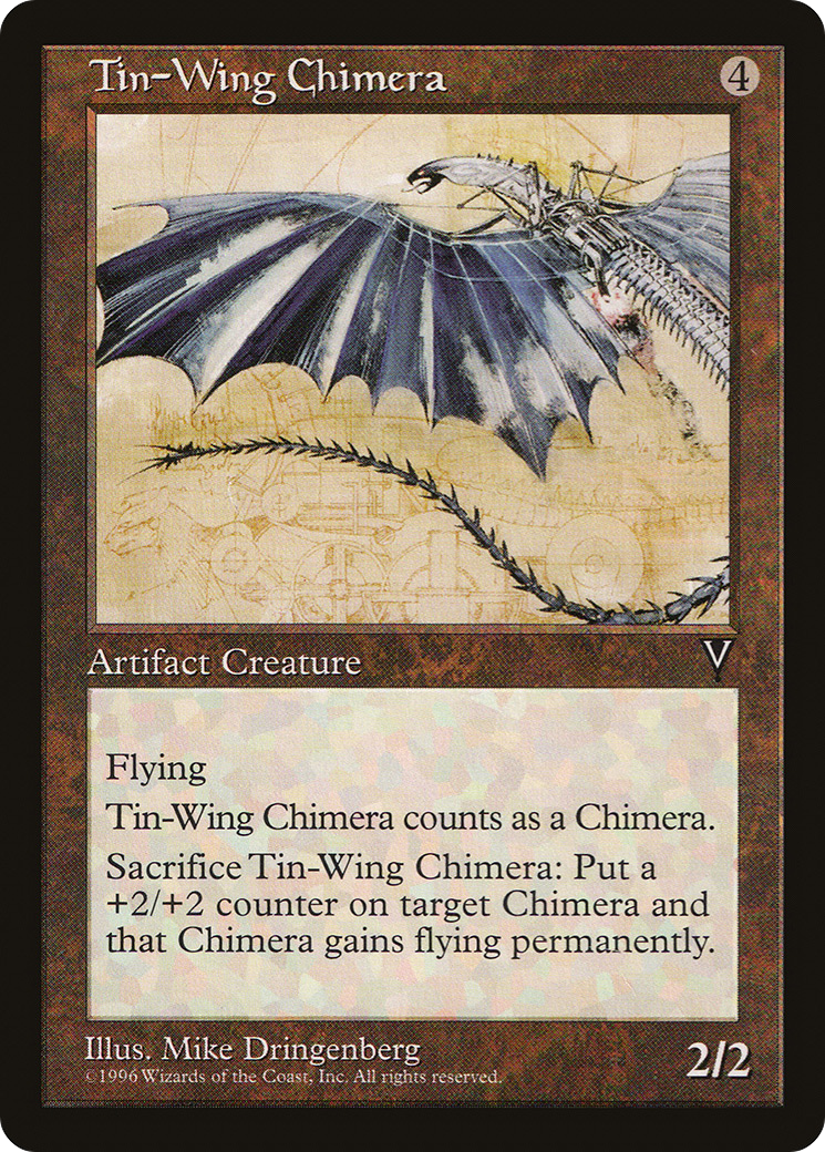 Tin-Wing Chimera (VIS-157) [Visions] MTG Single Wizards of the Coast