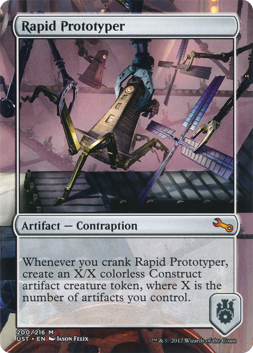 Rapid Prototyper (UST-200) [Unstable] (Borderless) Foil MTG Single Wizards of the Coast
