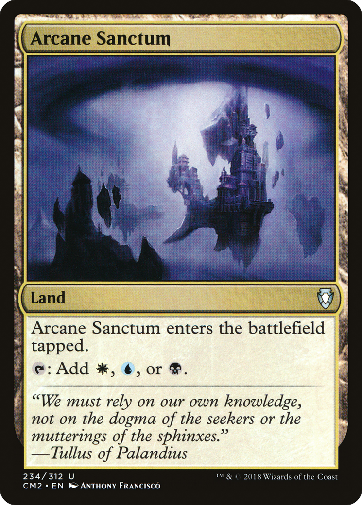 Arcane Sanctum (CM2-234) [Commander Anthology Volume II] MTG Single Wizards of the Coast