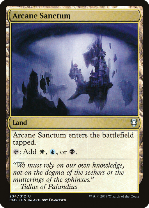 Arcane Sanctum (CM2-234) [Commander Anthology Volume II] MTG Single Wizards of the Coast