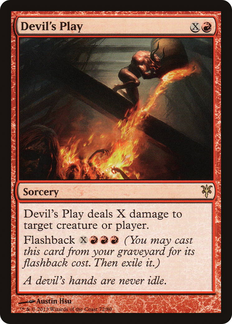 Devil's Play (DDK-072) [Misc] Duel Decks: Sorin vs. Tibalt MTG Single Wizards of the Coast