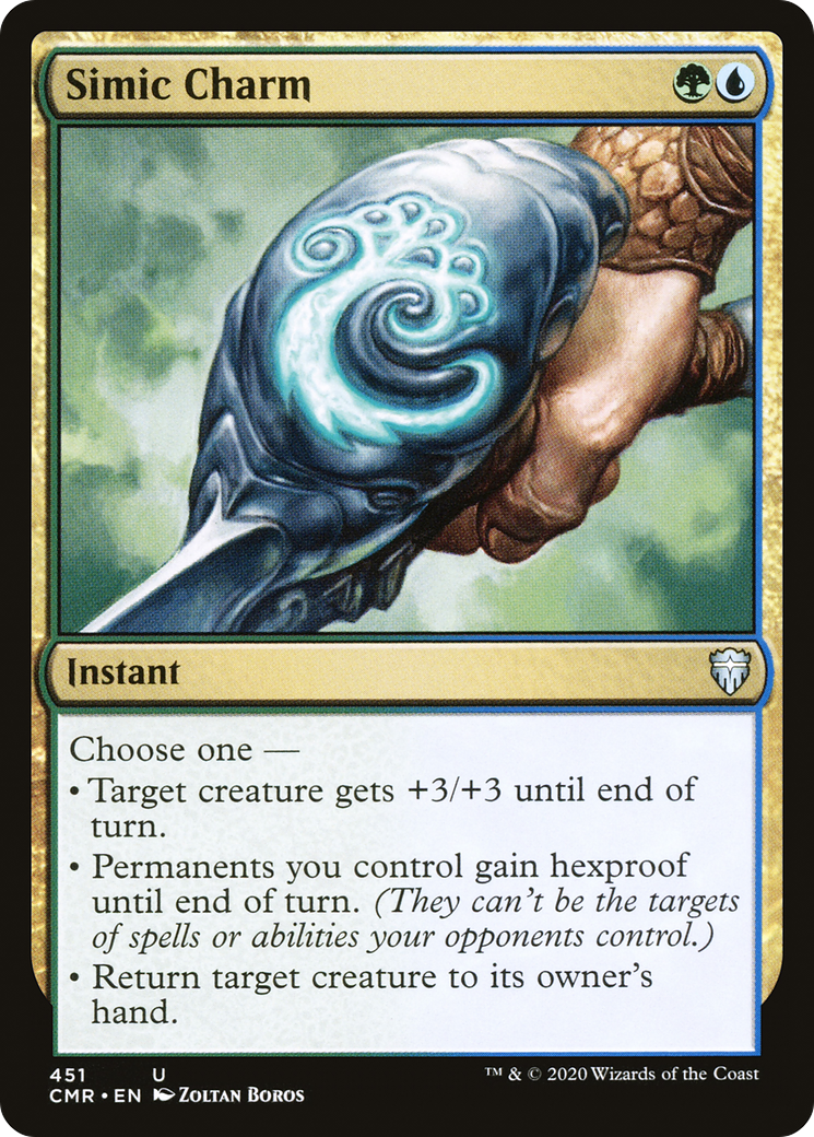 Simic Charm (CMR-451) [Commander Legends] MTG Single Wizards of the Coast
