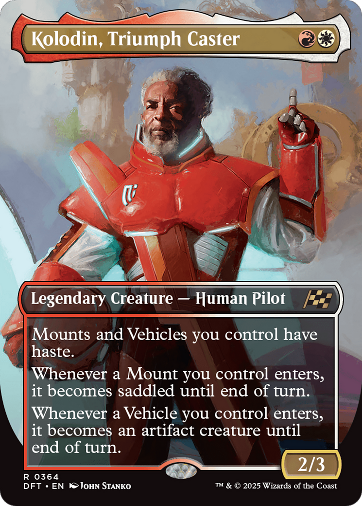 Kolodin, Triumph Caster (DFT-364) [Aetherdrift] (Borderless) MTG Single Wizards of the Coast