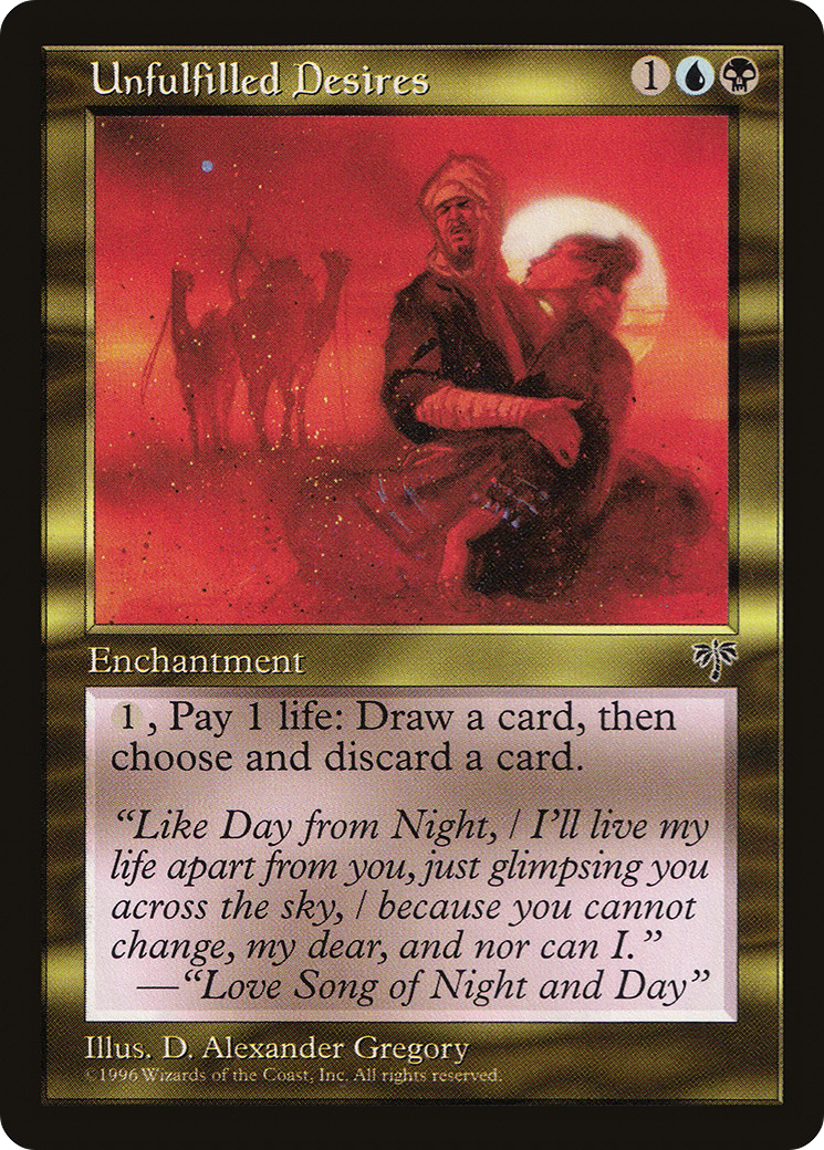 Unfulfilled Desires (MIR-) [Mirage] MTG Single Wizards of the Coast