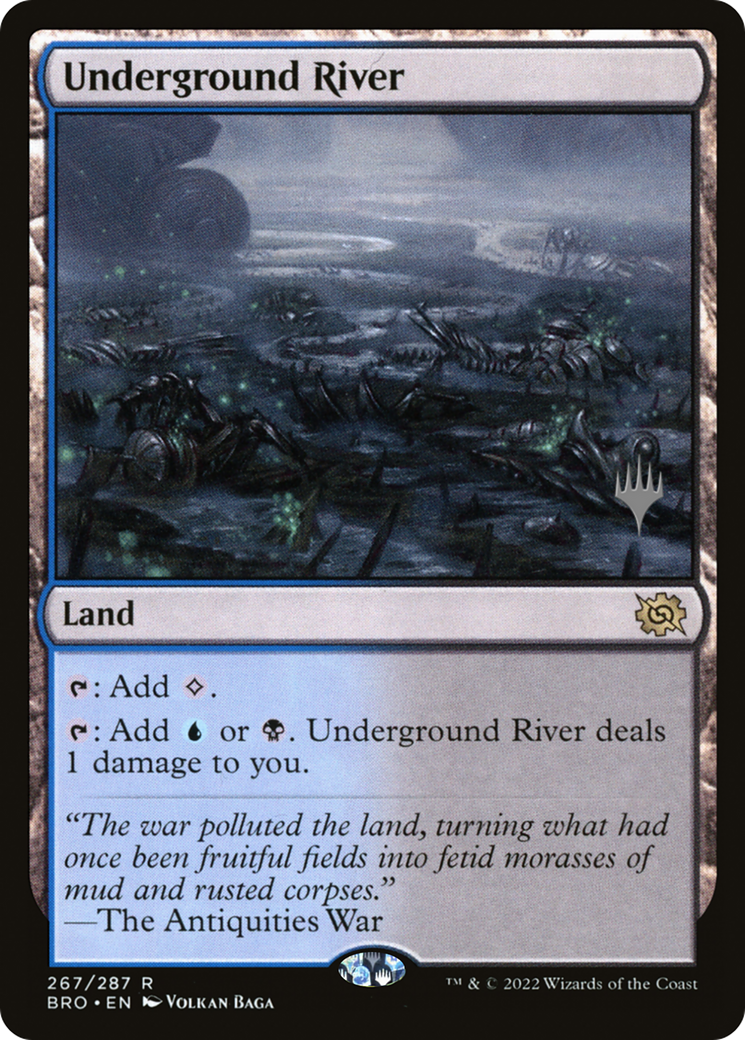 Underground River (PPBRO-267) [The Brothers' War Promos] MTG Single Wizards of the Coast