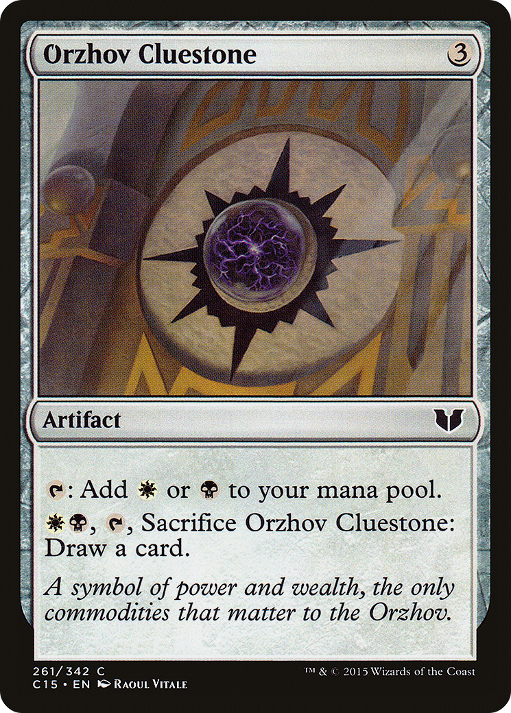 Orzhov Cluestone (C15-261) [Commander 2015] MTG Single Wizards of the Coast