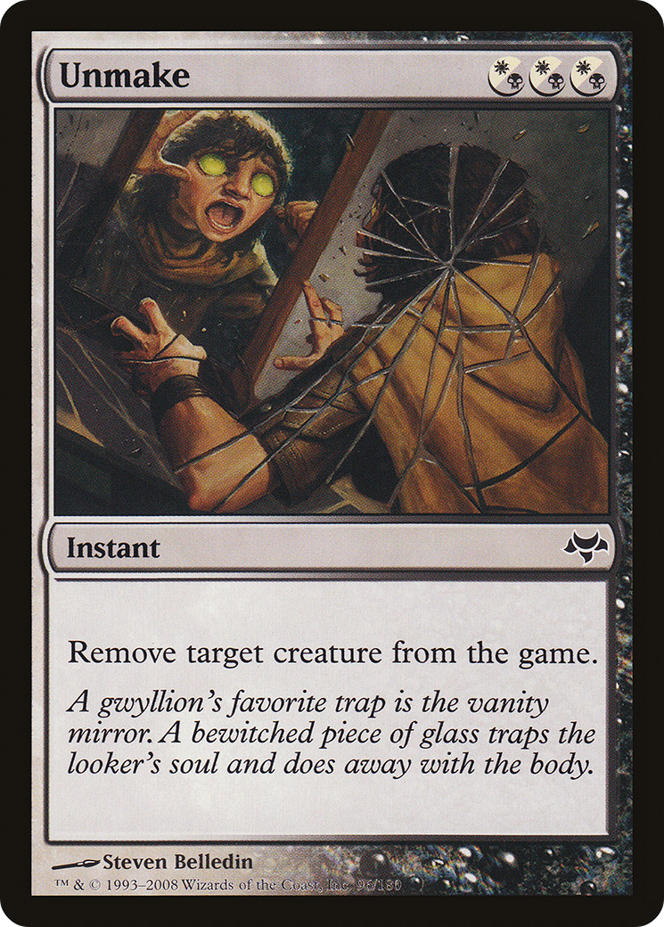 Unmake (EVE-096) [Eventide] MTG Single Wizards of the Coast