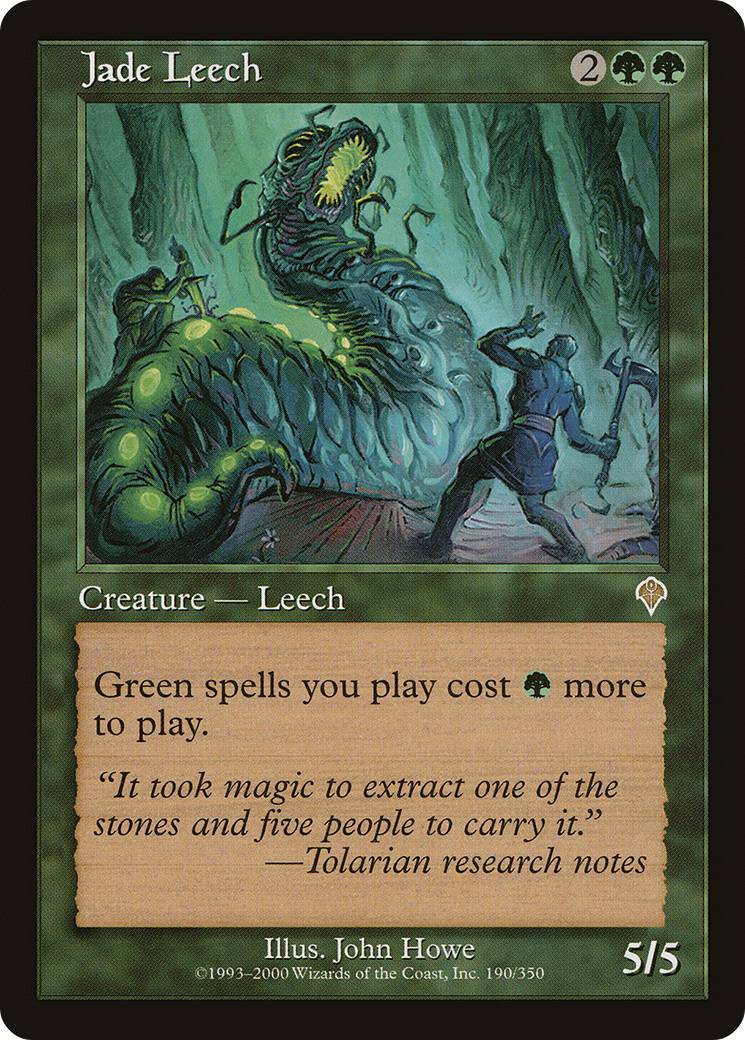 Jade Leech (INV-190) [Invasion] MTG Single Wizards of the Coast