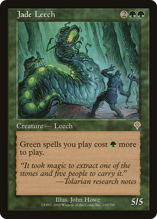 Jade Leech (INV-190) [Invasion] MTG Single Wizards of the Coast