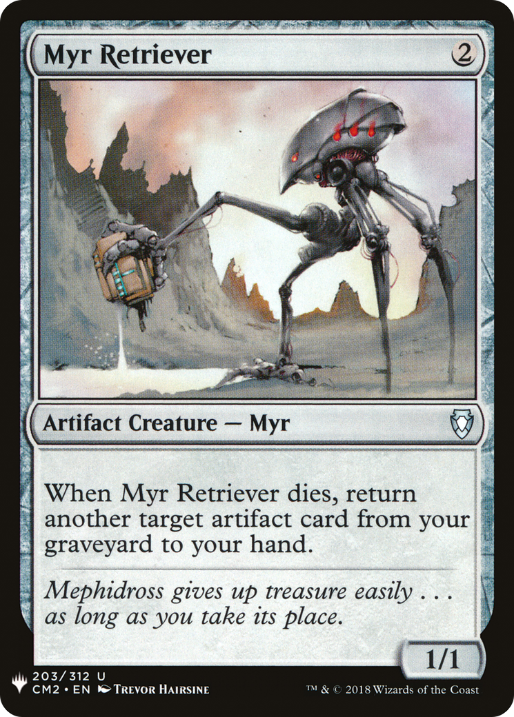 Myr Retriever (LIST-CM2-203) [Mystery Booster] The List MTG Single Wizards of the Coast