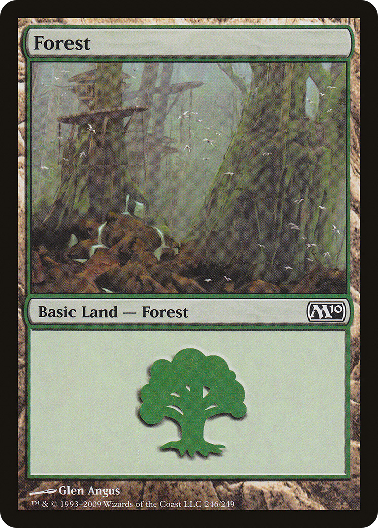 Forest (246) (M10-246) [Magic 2010] MTG Single Wizards of the Coast