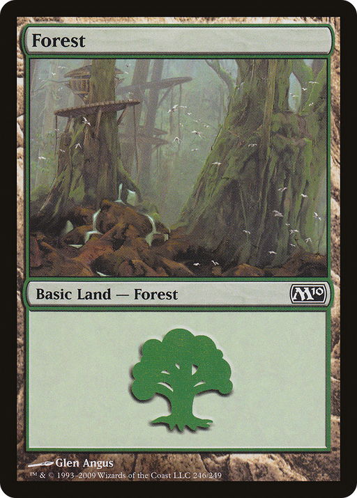 Forest (246) (M10-246) [Magic 2010] MTG Single Wizards of the Coast