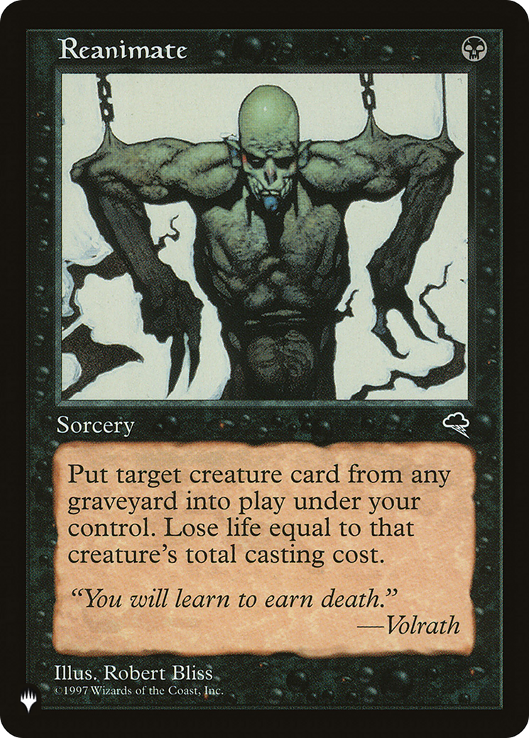 Reanimate (LIST-) [Mystery Booster] The List MTG Single Wizards of the Coast