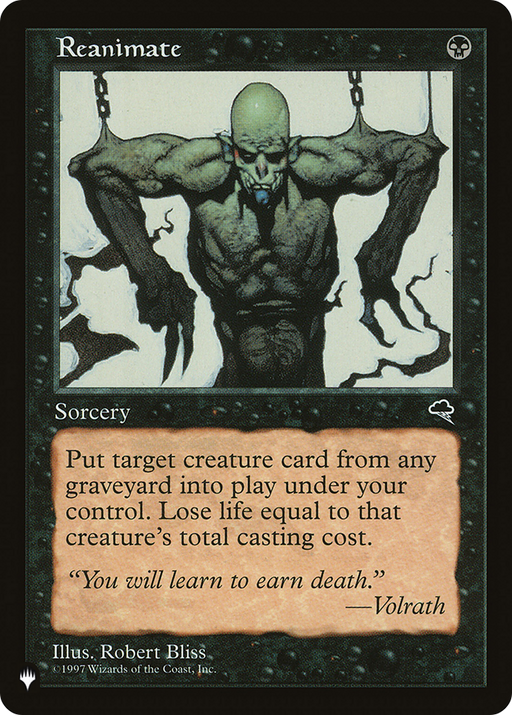 Reanimate (LIST-) [Mystery Booster] The List MTG Single Wizards of the Coast