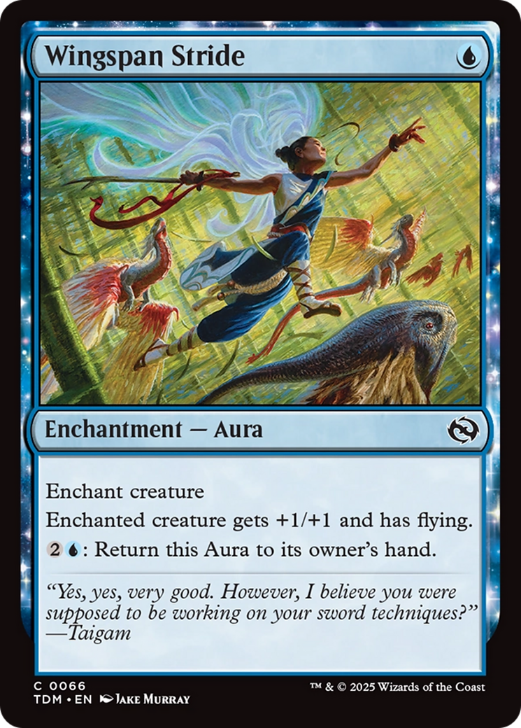 Wingspan Stride (TDM-066) [Tarkir: Dragonstorm] Foil MTG Single Wizards of the Coast