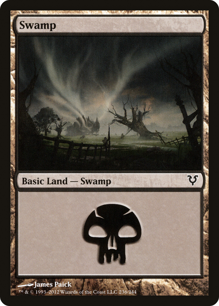 Swamp (AVR-236) [Avacyn Restored] MTG Single Wizards of the Coast