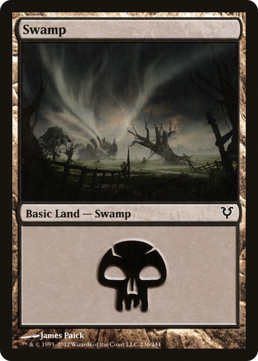 Swamp (AVR-236) [Avacyn Restored] Foil MTG Single Wizards of the Coast