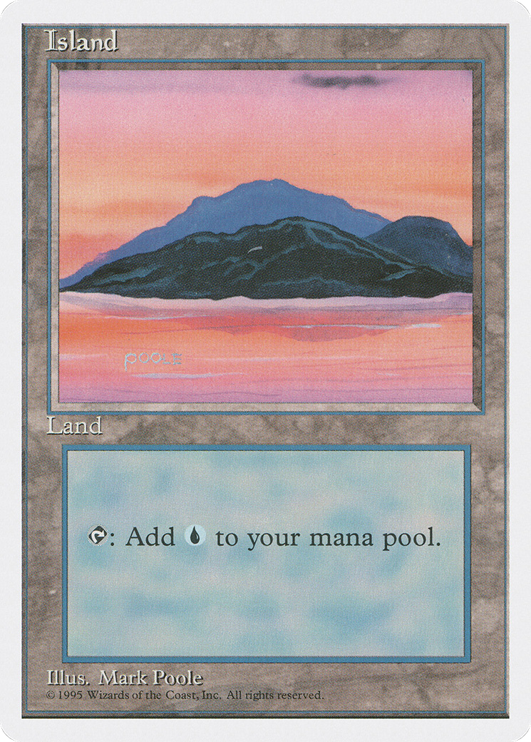 Island (4ED-369) [Fourth Edition] MTG Single Wizards of the Coast