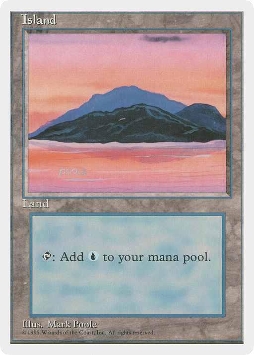 Island (4ED-369) [Fourth Edition] MTG Single Wizards of the Coast