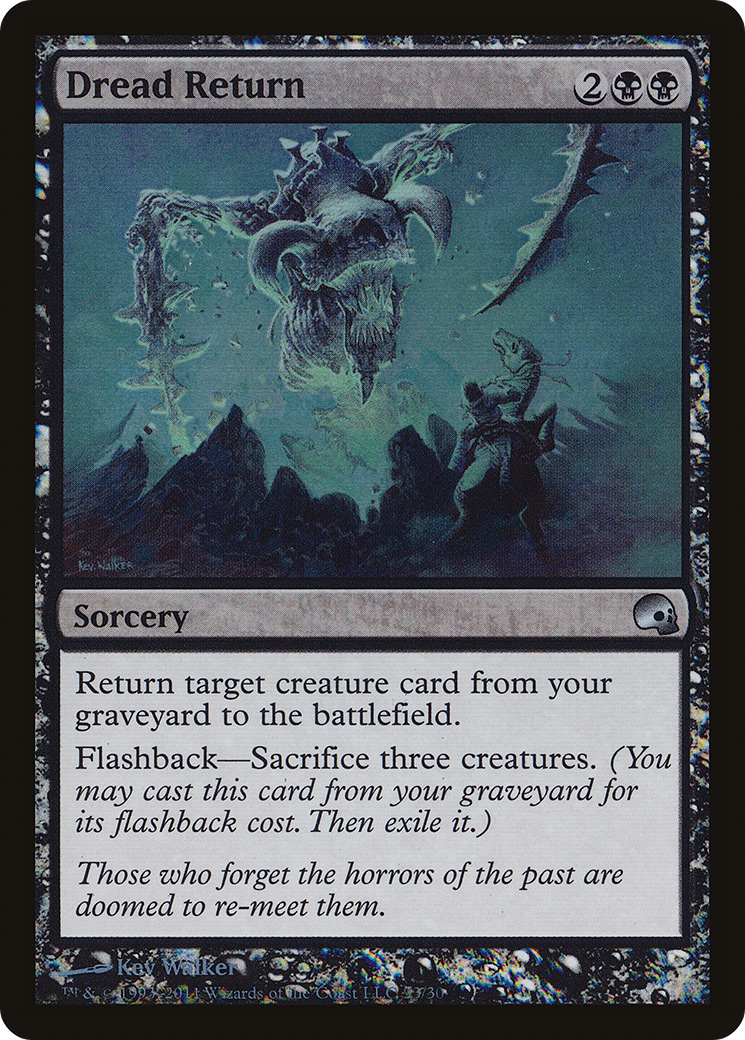 Dread Return (GRV-023) [Misc] Premium Deck Series: Graveborn Foil MTG Single Wizards of the Coast