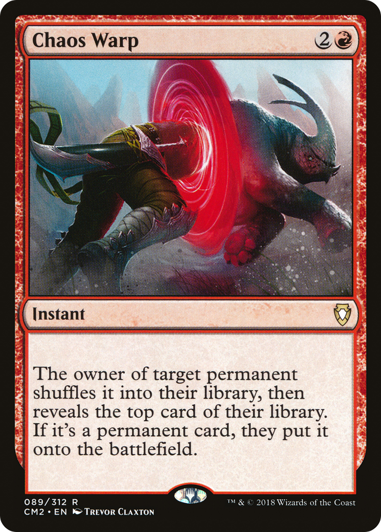 Chaos Warp (CM2-089) [Commander Anthology Volume II] MTG Single Wizards of the Coast
